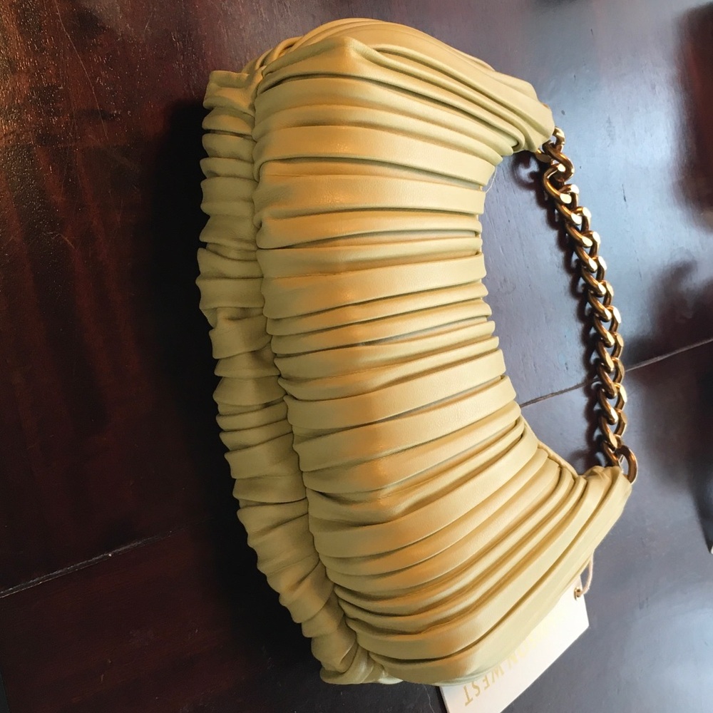 Madison West Pleated Shoulder Bag - Picture 2 of 5